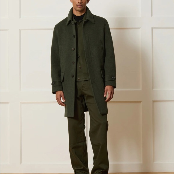 Todd Snyder Men's Italian Wool Cashmere Car Coat - Picture 3 of 7